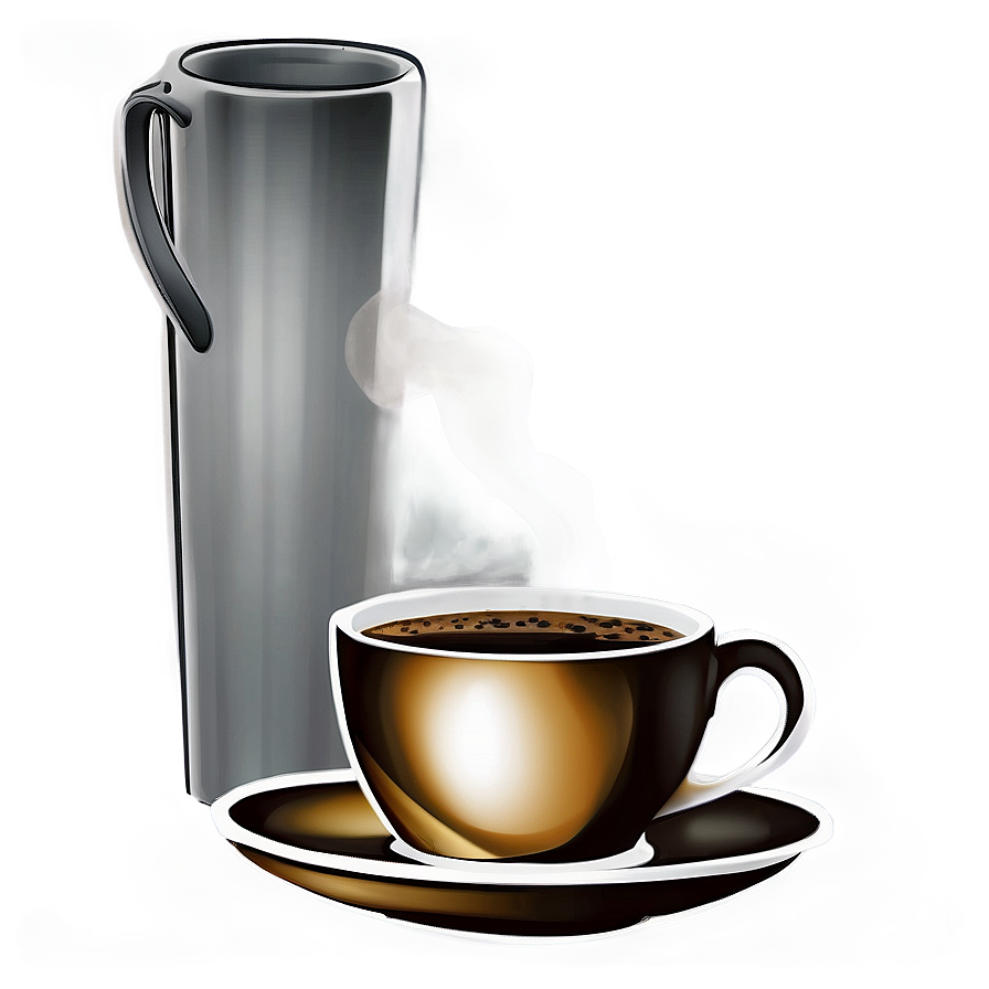 Steaming Black Coffee Png Dfd81 PNG Image