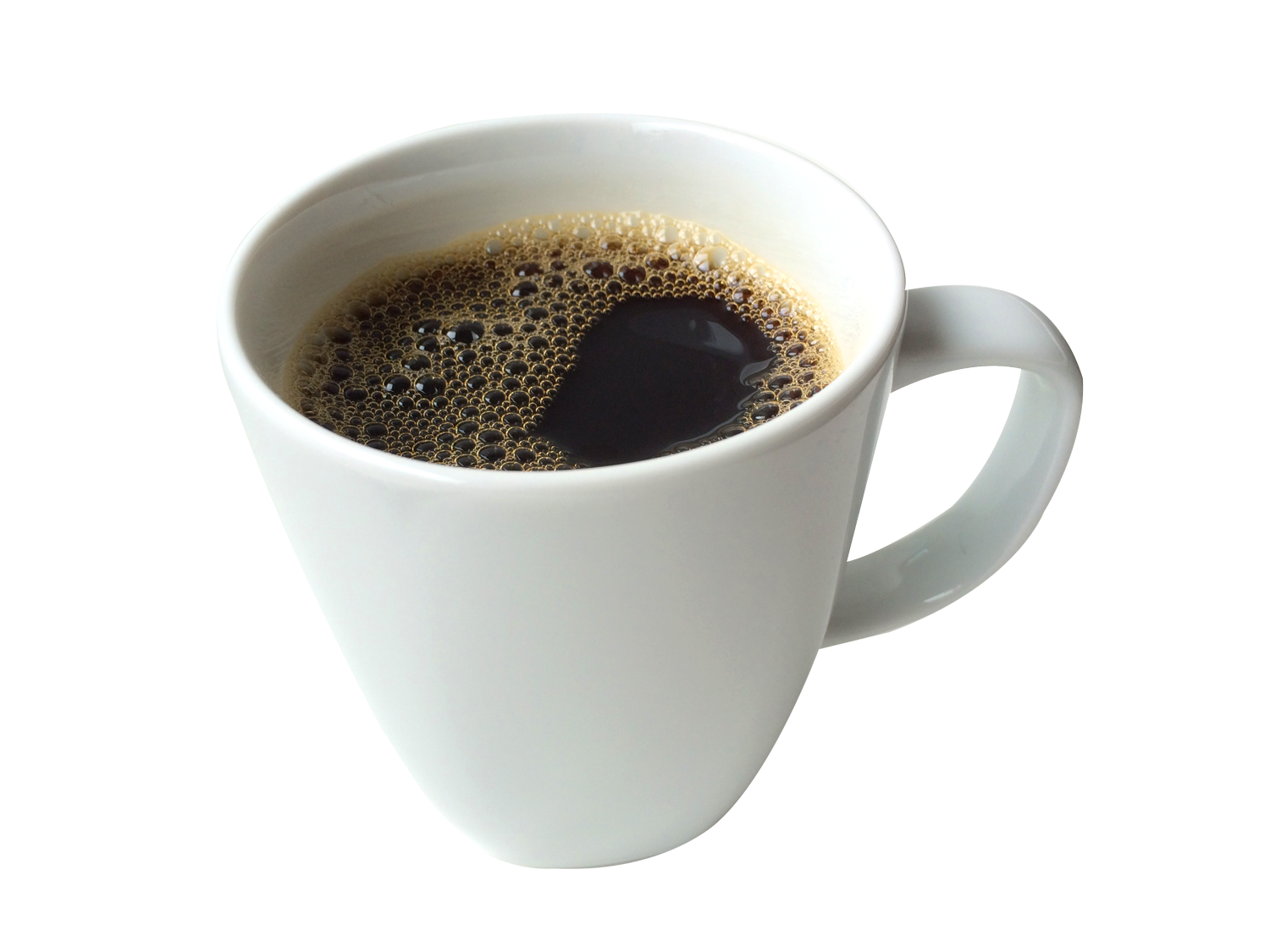 Steaming Coffee Cup Isolated PNG Image