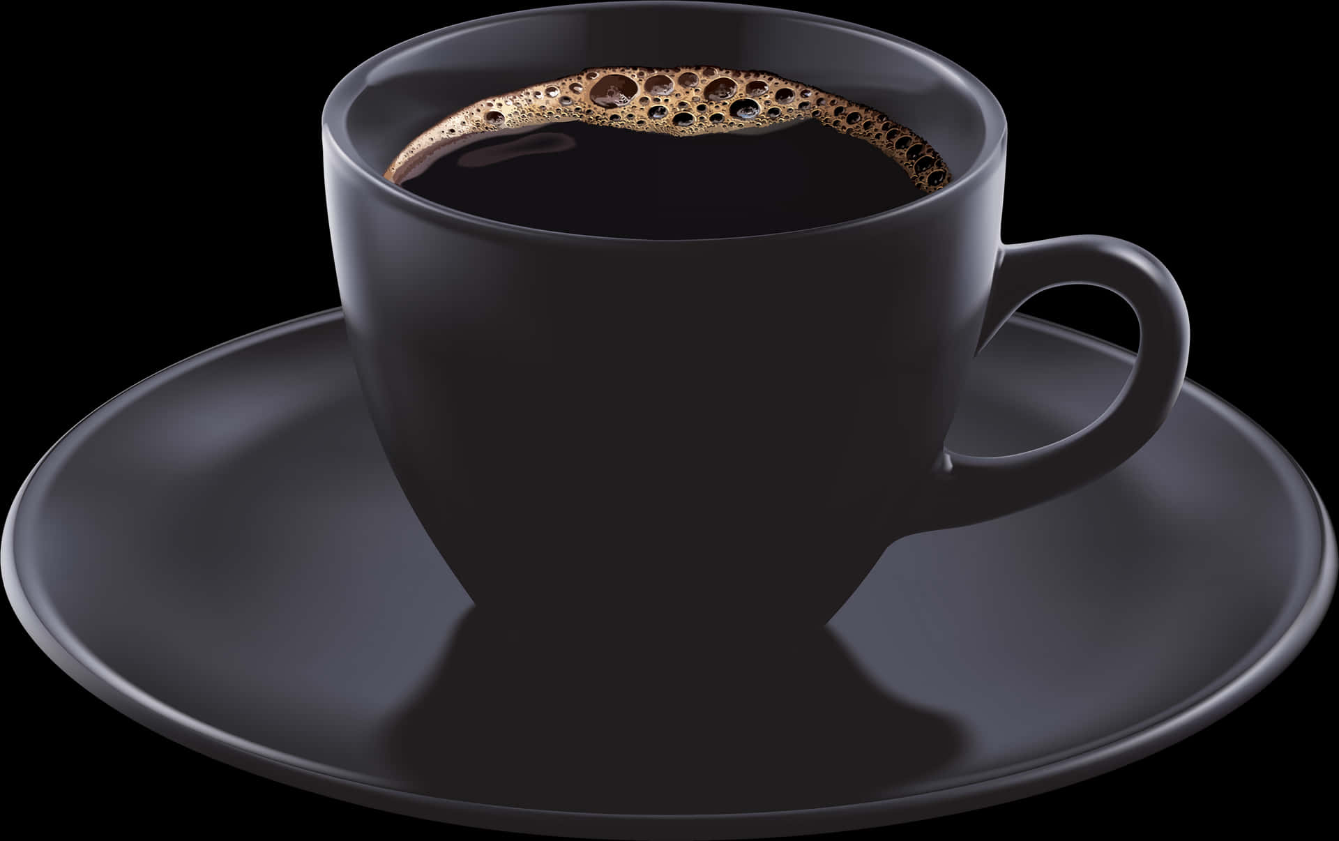 Steaming Coffee Cupon Black Background.jpg PNG Image