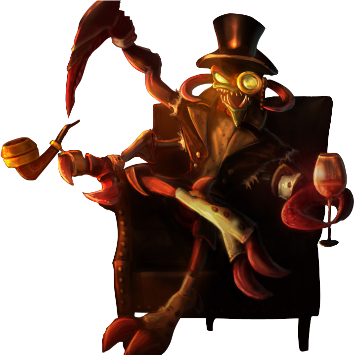 Steampunk Crab Gentleman PNG Image