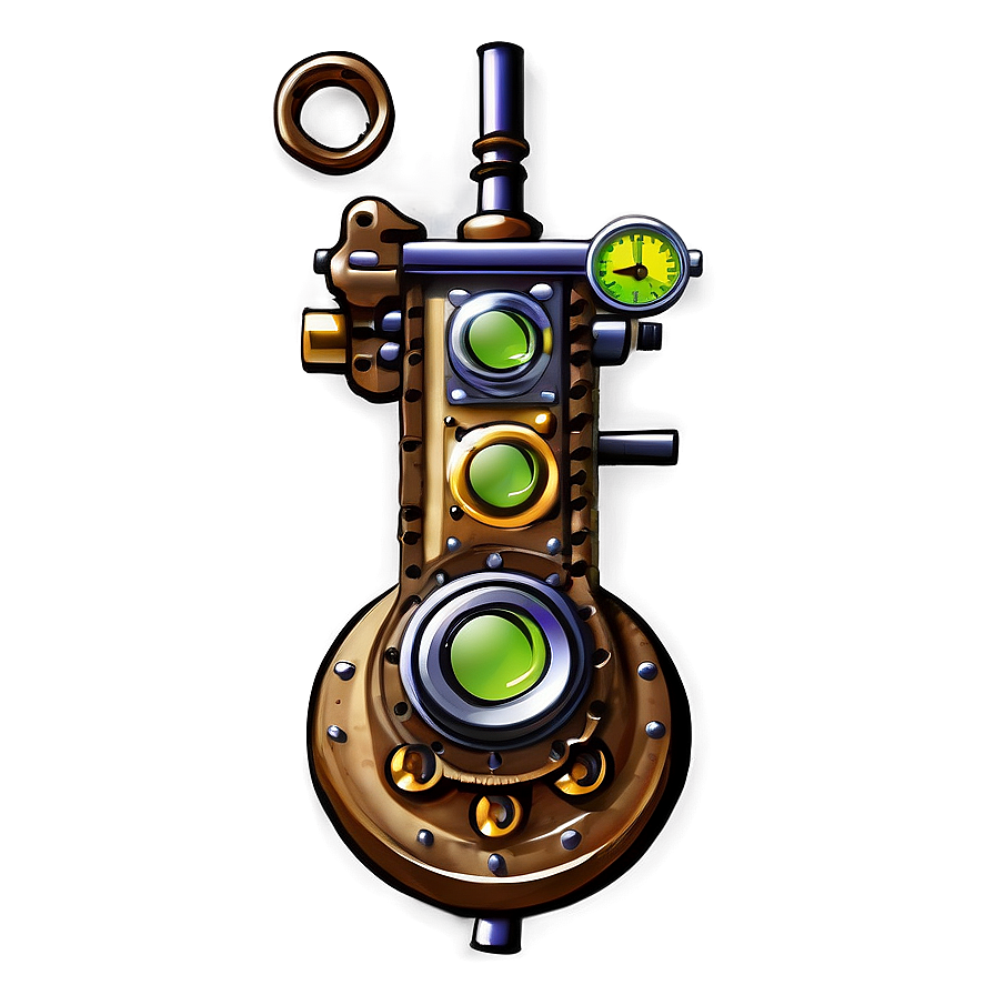 Steampunk Gadget Drawing Png 96 PNG Image