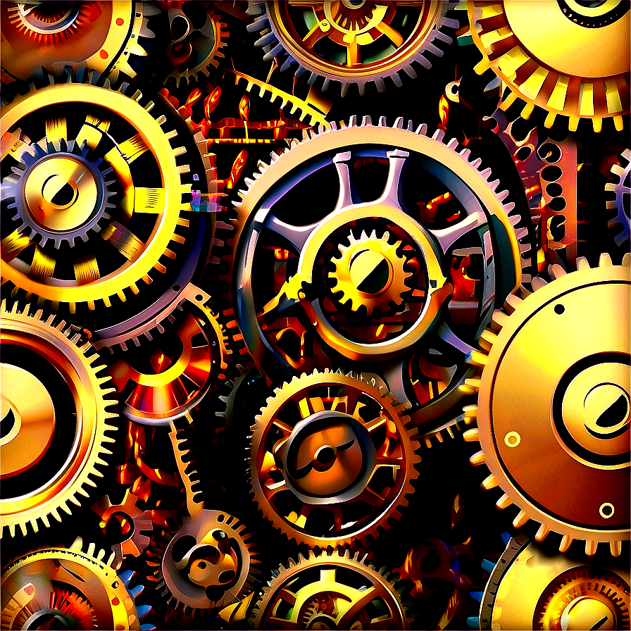 Steampunk Gear Disc Png 41 PNG Image