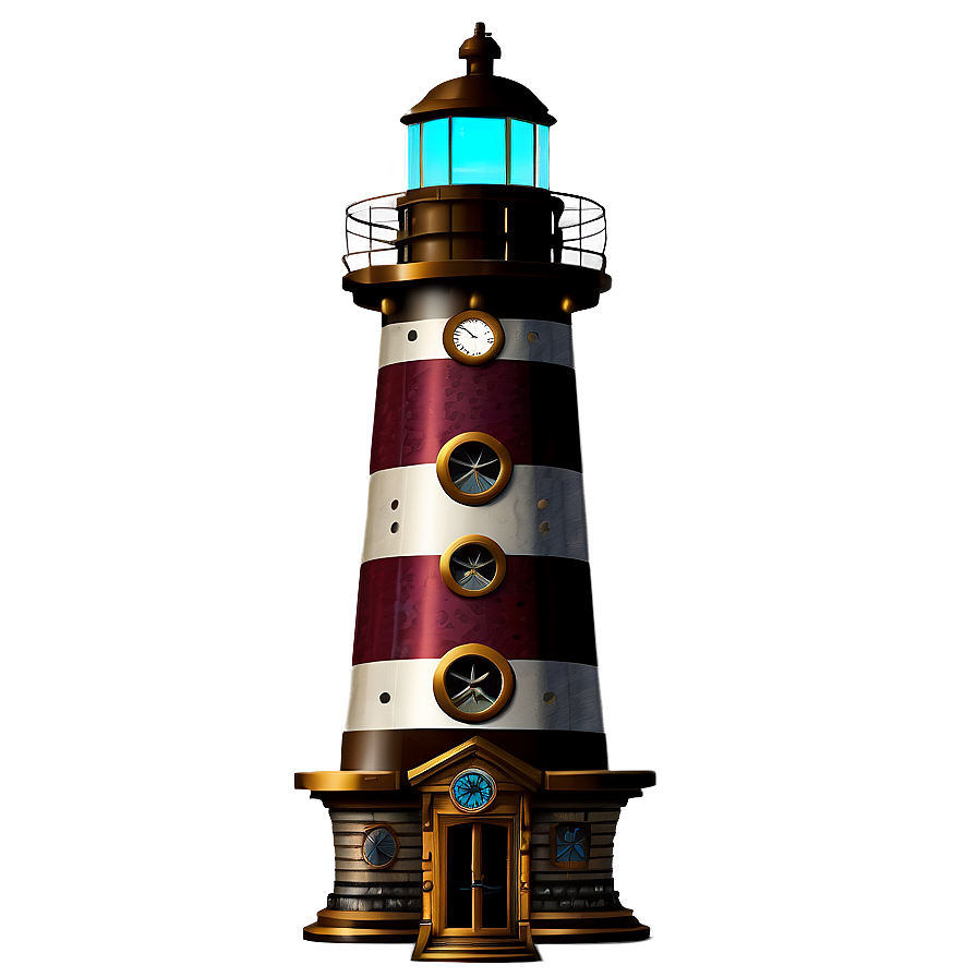 Steampunk Lighthouse Png Khy34 PNG Image