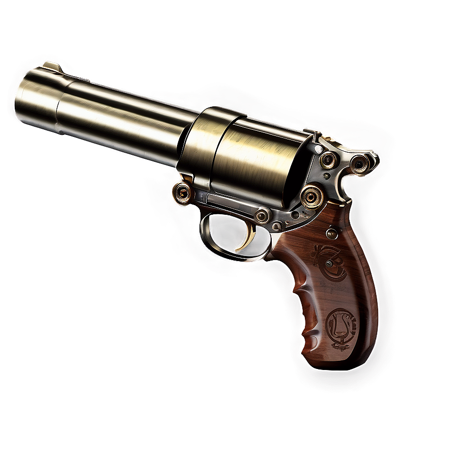 Steampunk Revolver Concept Png Nkb PNG Image