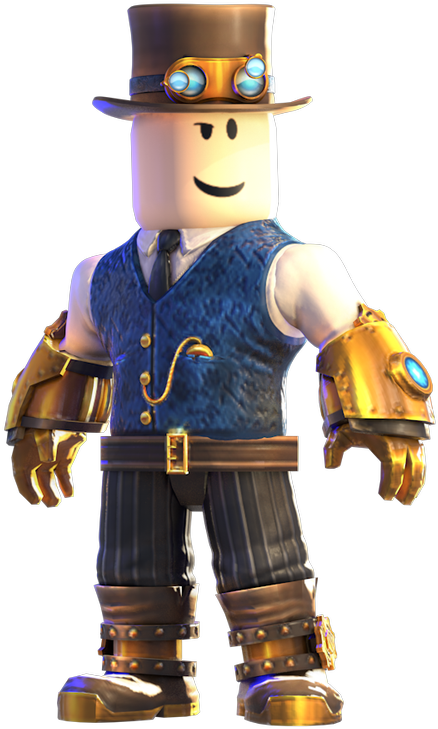 Steampunk Roblox Character PNG Image