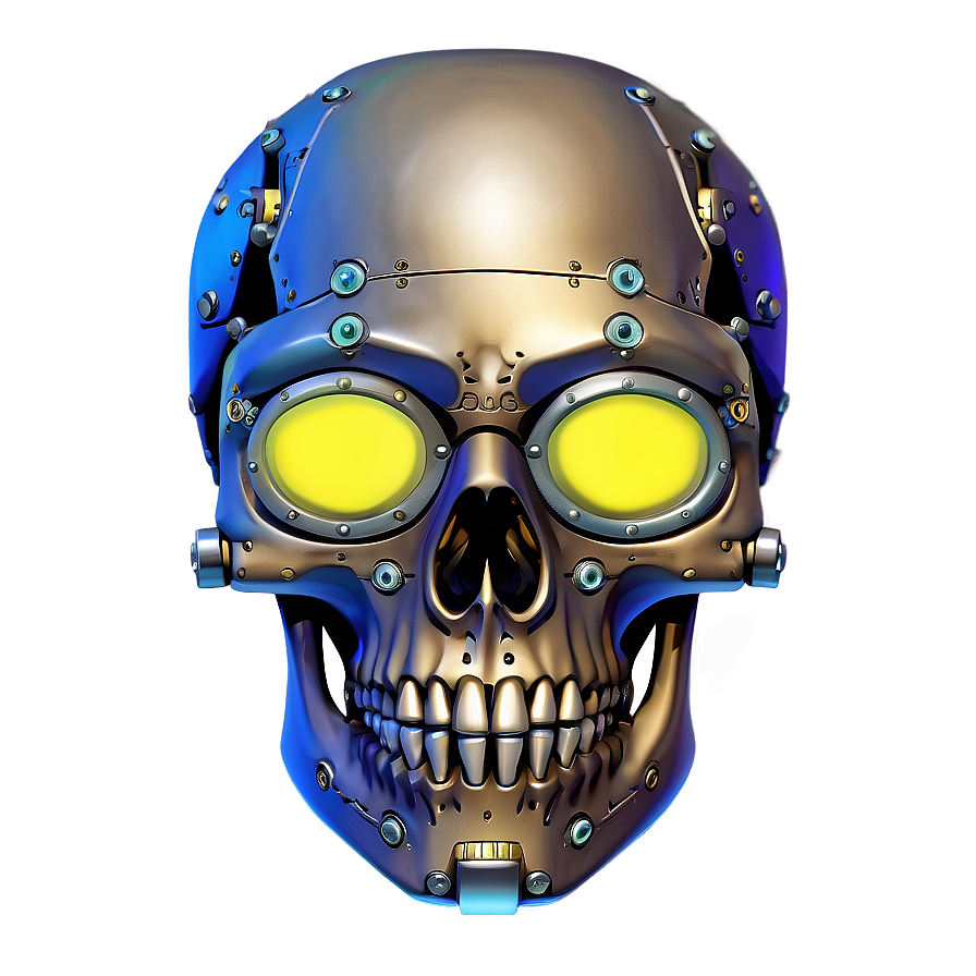 Steampunk Skull Face Design Png Jbp2 PNG Image