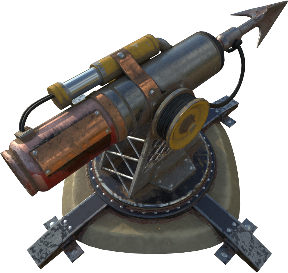 Steampunk Style Cannon.png PNG Image