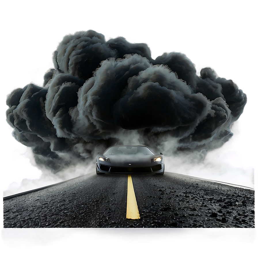 Steamy Asphalt Rain Png Hso PNG Image