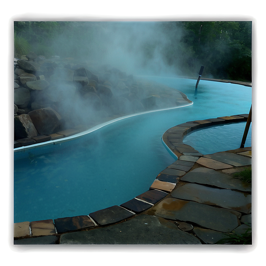 Steamy Hot Springs Png Qli19 PNG Image