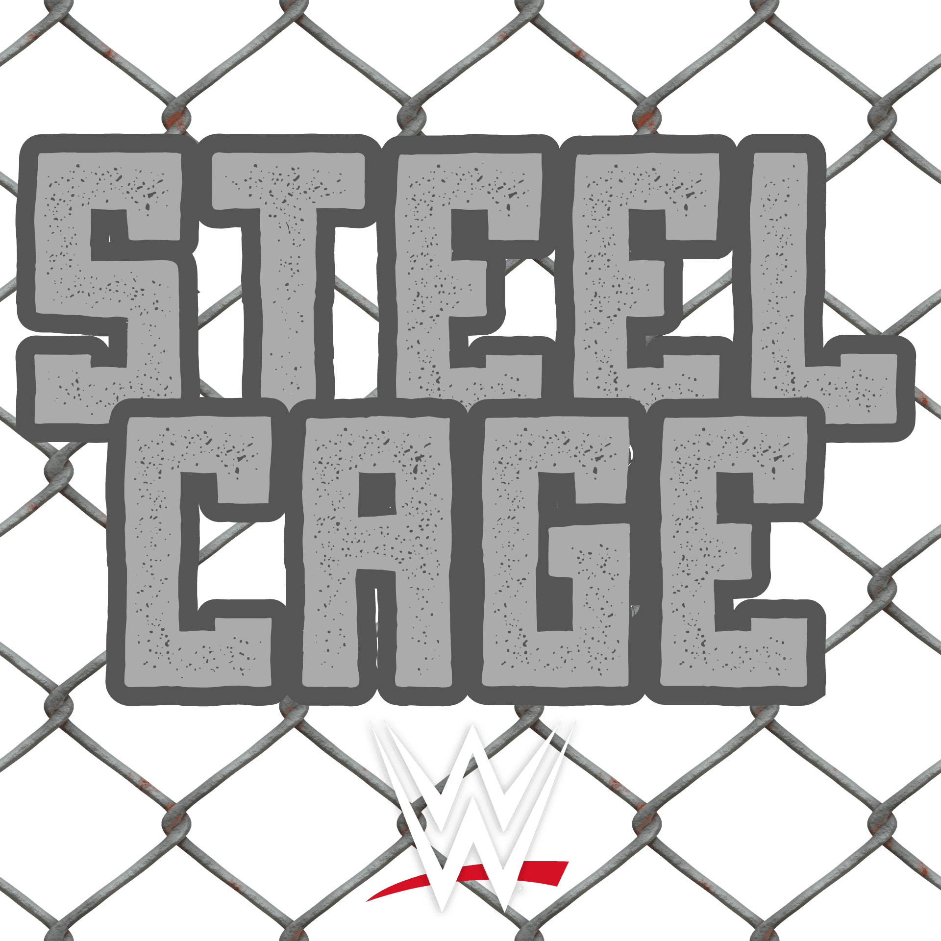 Steel Cage Wrestling Graphic PNG Image