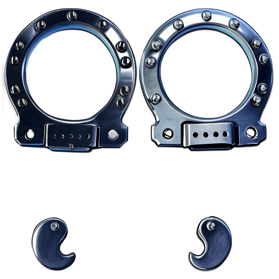 Steel Handcuffs Realistic Png Jdu PNG Image