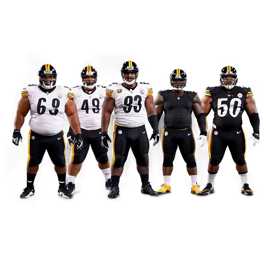 Steelers Defensive Line Png Tmd91 PNG Image