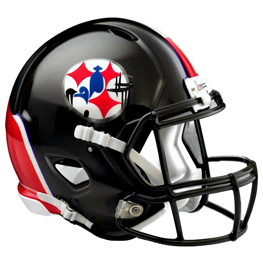 Steelers Helmet With Flag Png Nwy PNG Image