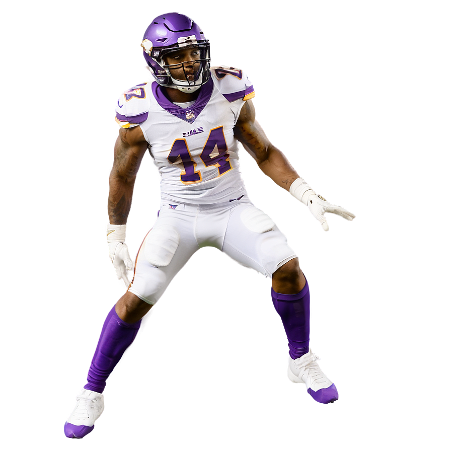 Stefon Diggs Athletic Stance Png 06202024 PNG Image