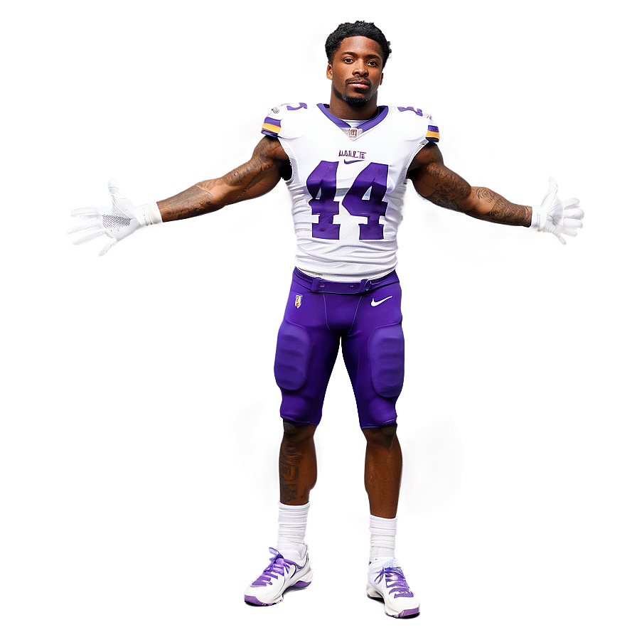 Stefon Diggs Athletic Stance Png 06202024 PNG Image