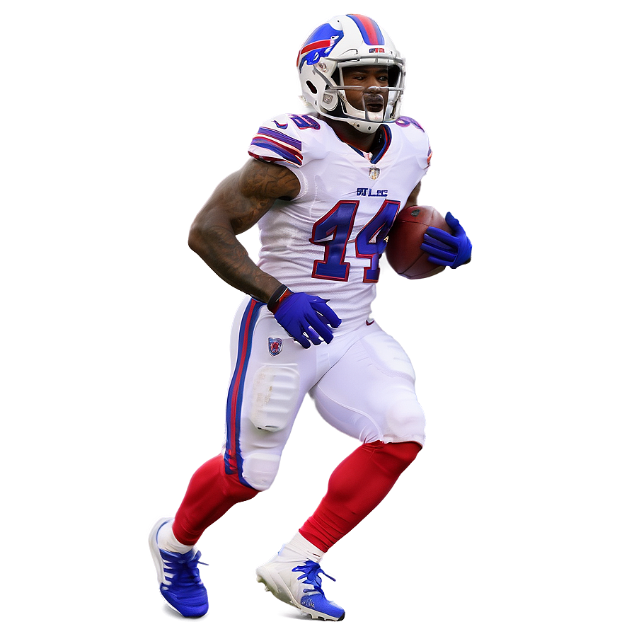 Stefon Diggs Buffalo Bills Uniform Png Buf63 PNG Image