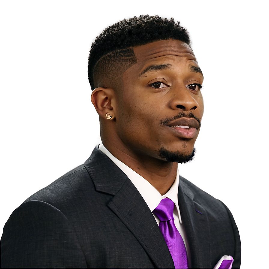 Stefon Diggs Interview Look Png Xnw75 PNG Image