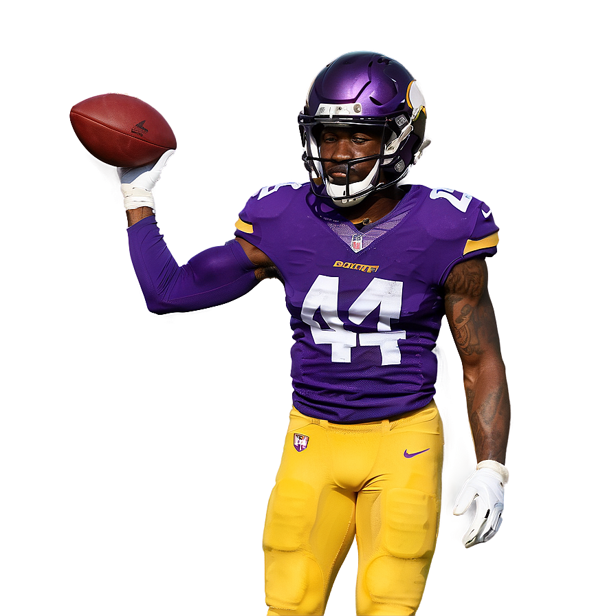 Stefon Diggs Record-breaking Reception Png Tsv35 PNG Image