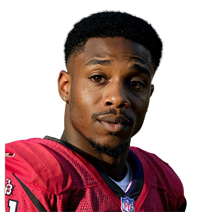 Stefon Diggs Sideline Portrait Png Ilu88 PNG Image