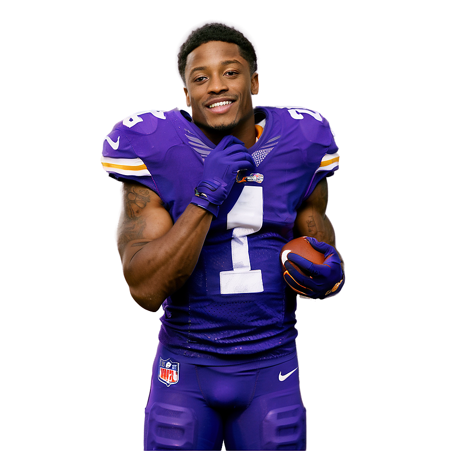 Stefon Diggs Victory Pose Png Vgt74 PNG Image