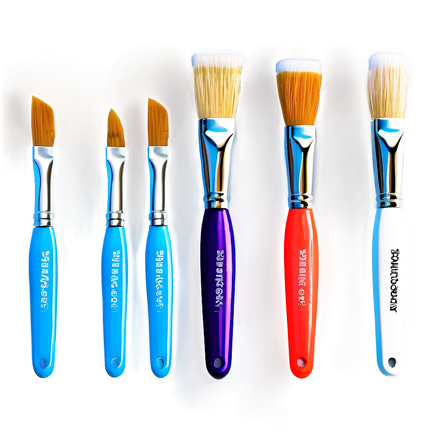 Stencil Paint Brushes Png Ljw PNG Image