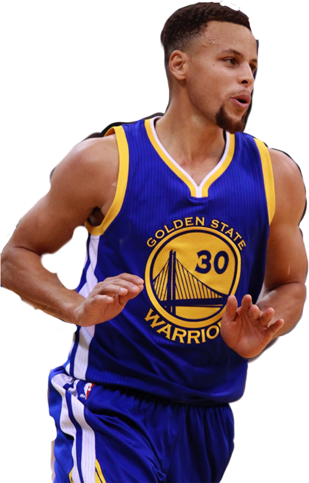 Steph Curry Golden State Warriors Action Shot PNG Image