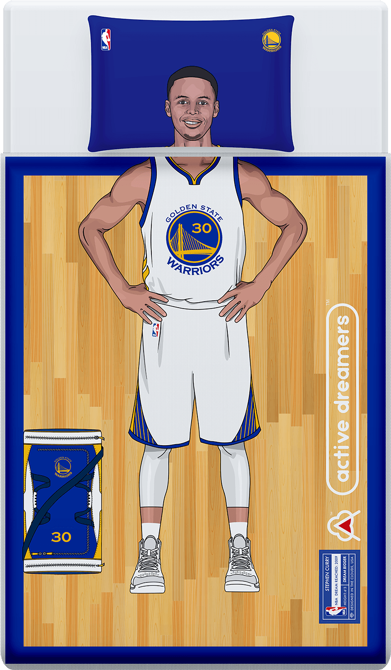 Steph Curry Golden State Warriors Illustration PNG Image