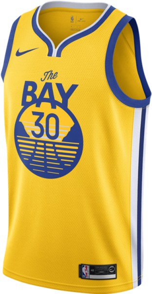 Steph Curry The Bay Jersey30 PNG Image