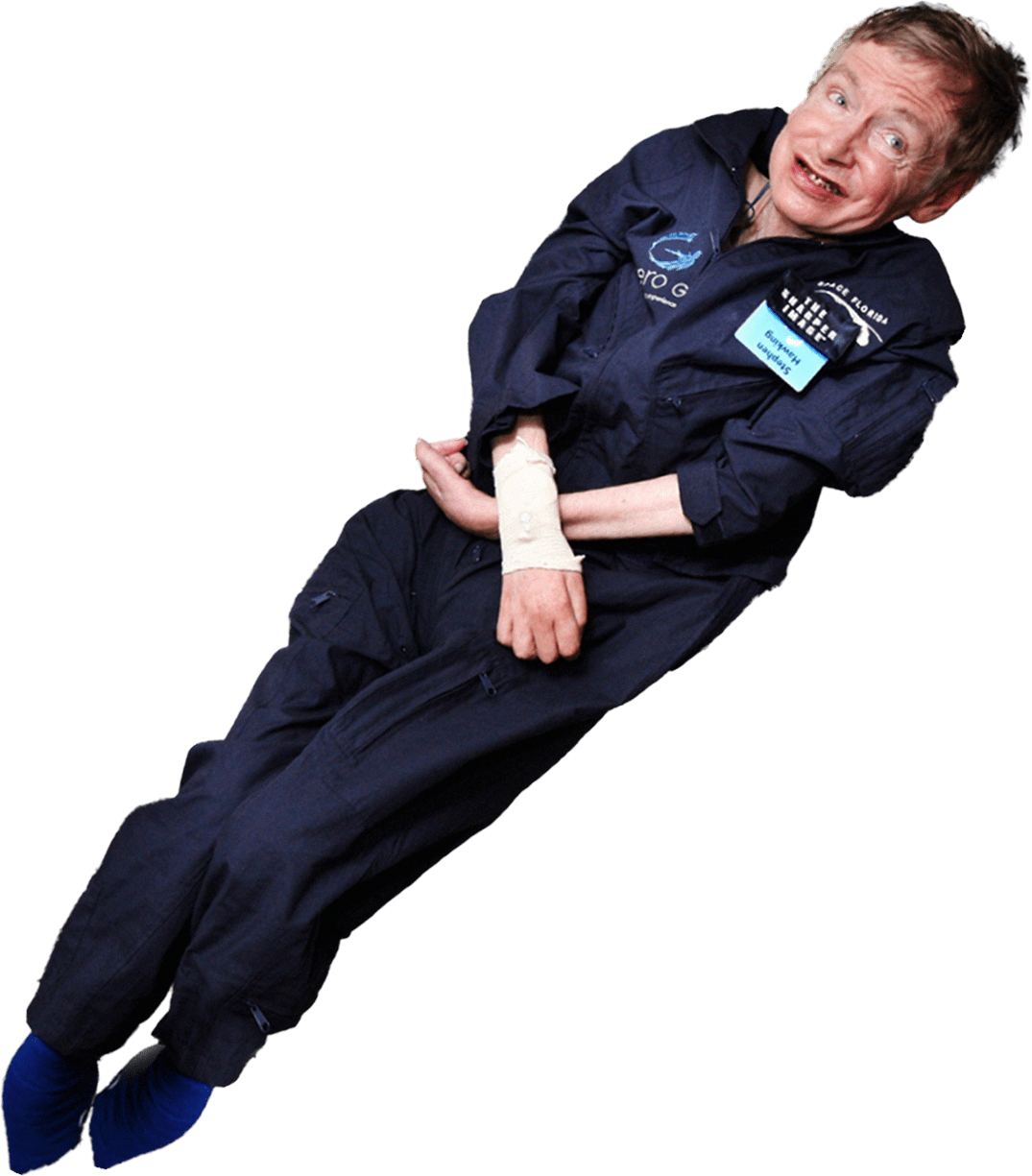 Stephen Hawking Zero Gravity Experience PNG Image