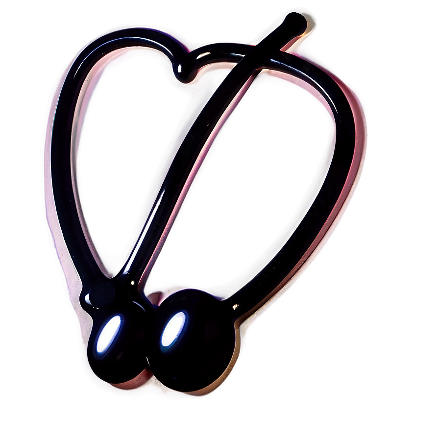 Stethoscope Heart On White Png Xjb PNG Image