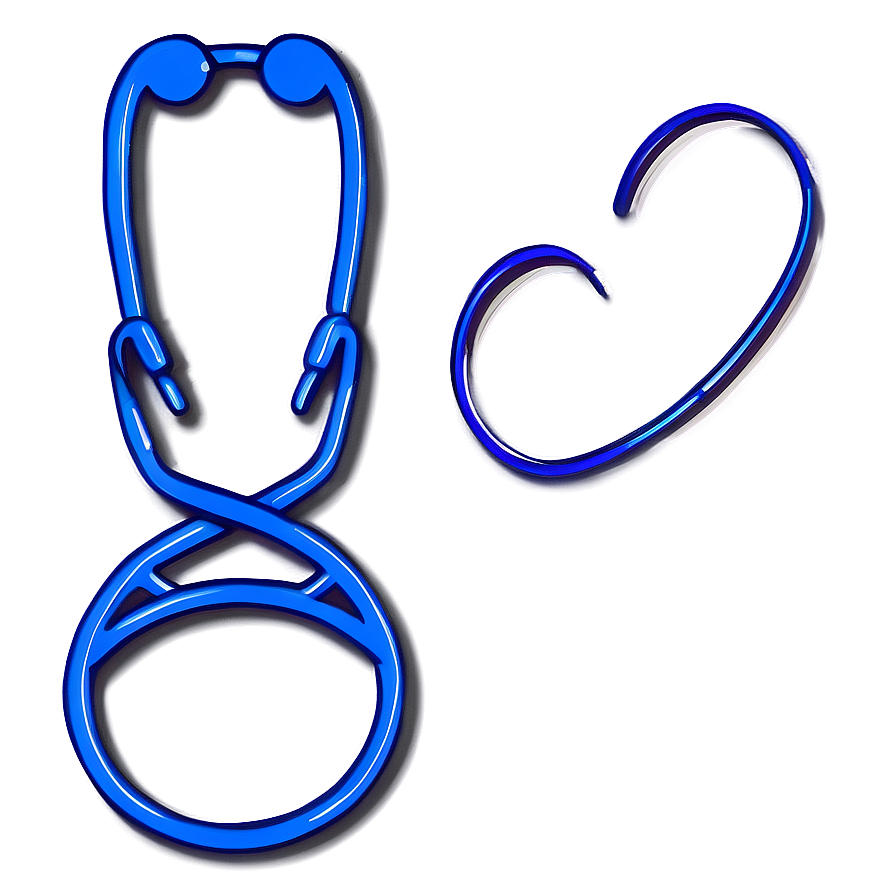 Stethoscope Heart Sketch Png 06282024 PNG Image