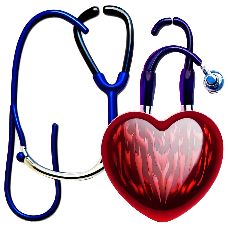 Stethoscope Heart Vector Png Ilt68 PNG Image