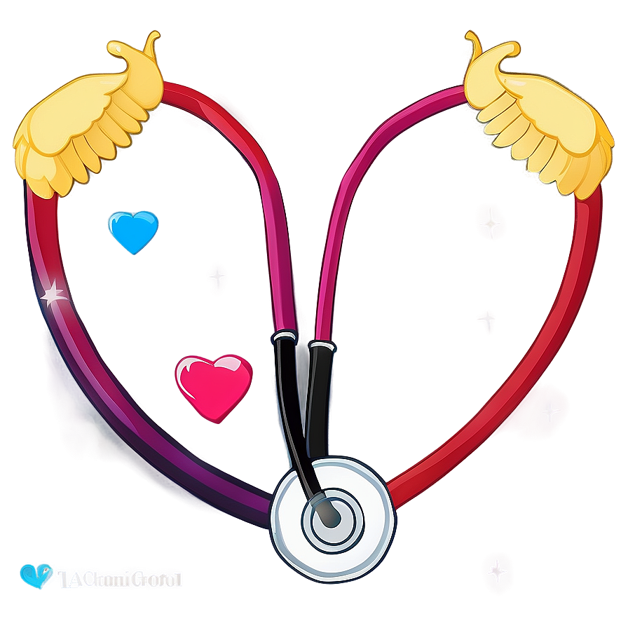 Stethoscope Heart With Wings Png 47 PNG Image