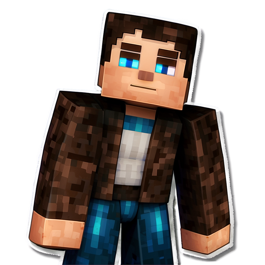 Steve In The End Minecraft Png 38 PNG Image