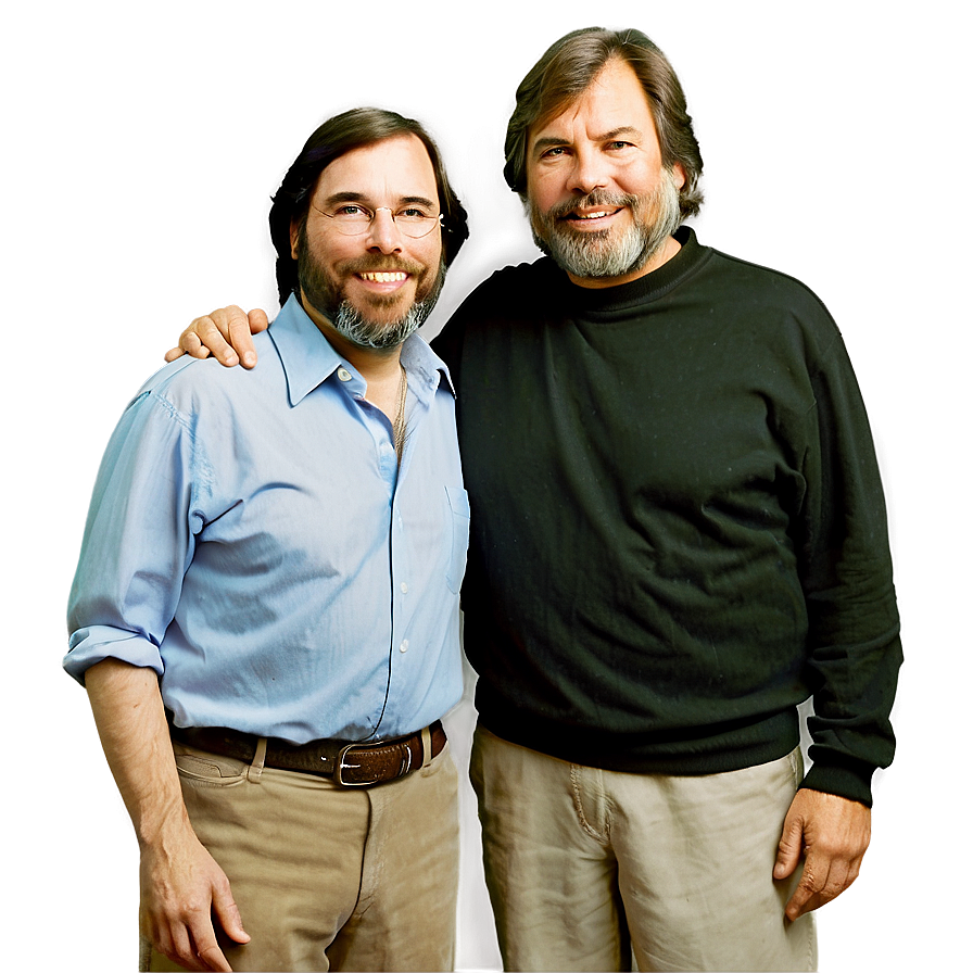 Steve Jobs And Steve Wozniak Png 06122024 PNG Image