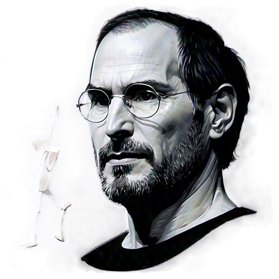 Steve Jobs Digital Drawing Png Dgc PNG Image