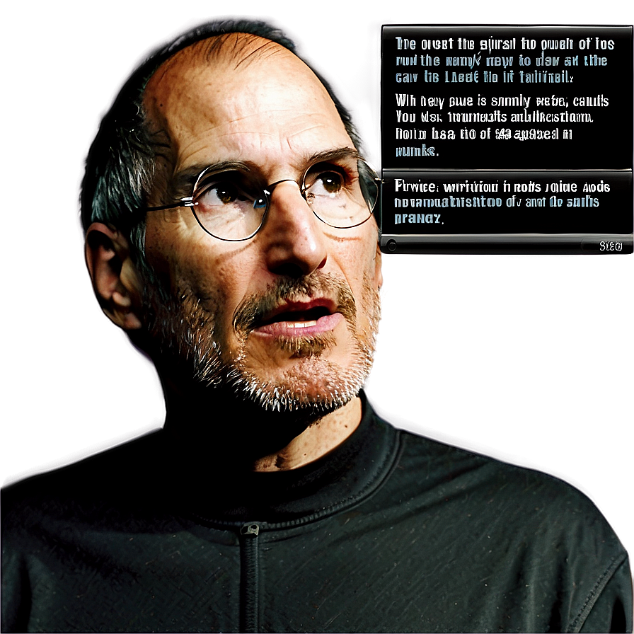 Steve Jobs Famous Speech Png 52 PNG Image