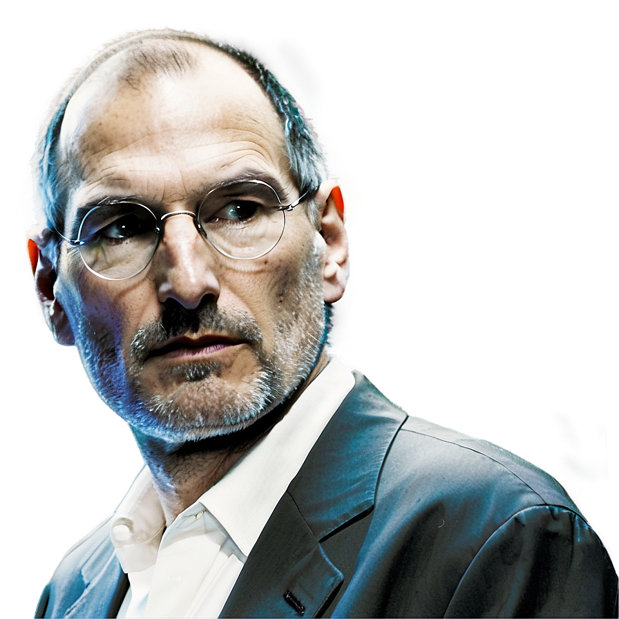 Steve Jobs In Thought Png Ybk PNG Image