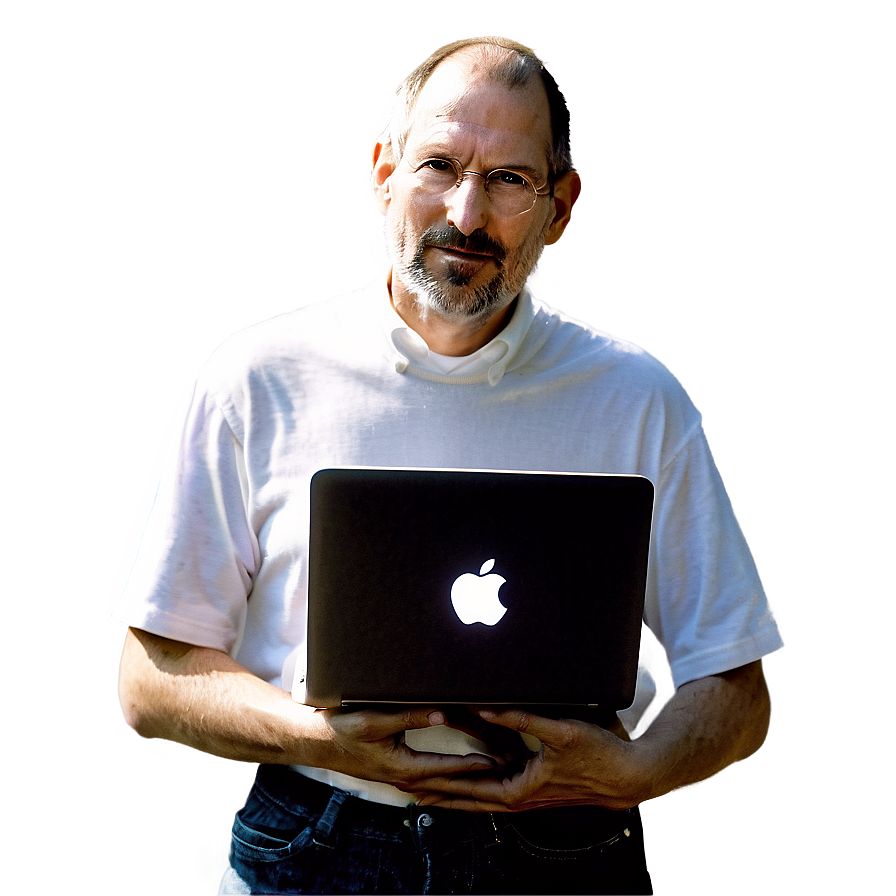 Steve Jobs With Macbook Png 82 PNG Image