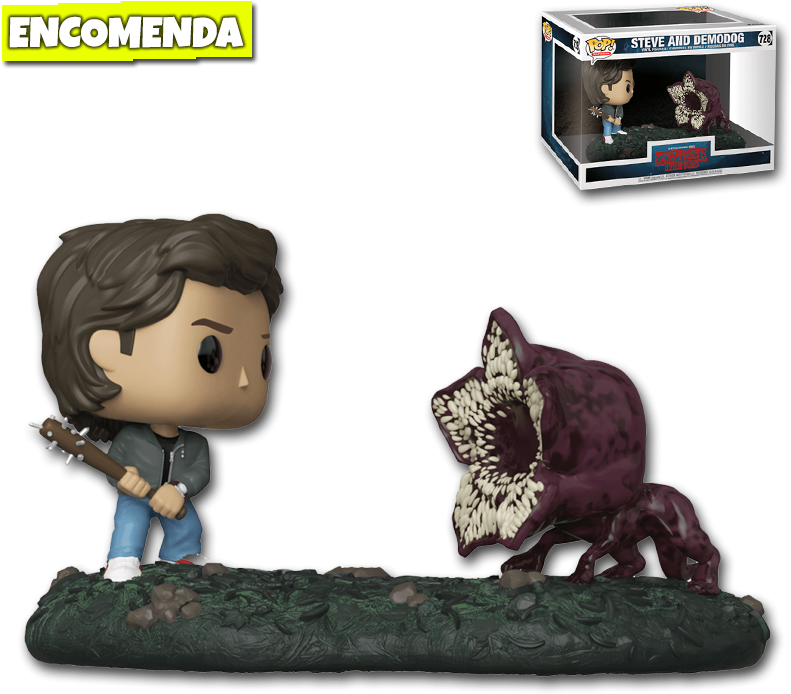 Steveand Demodog Funko Pop PNG Image