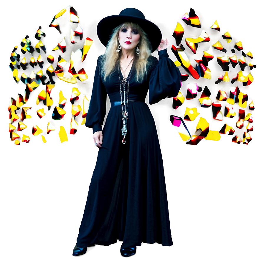 Stevie Nicks 80s Look Png 06252024 PNG Image