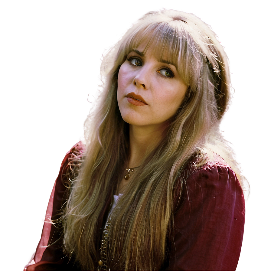 Stevie Nicks Candid Shot Png Mfh PNG Image