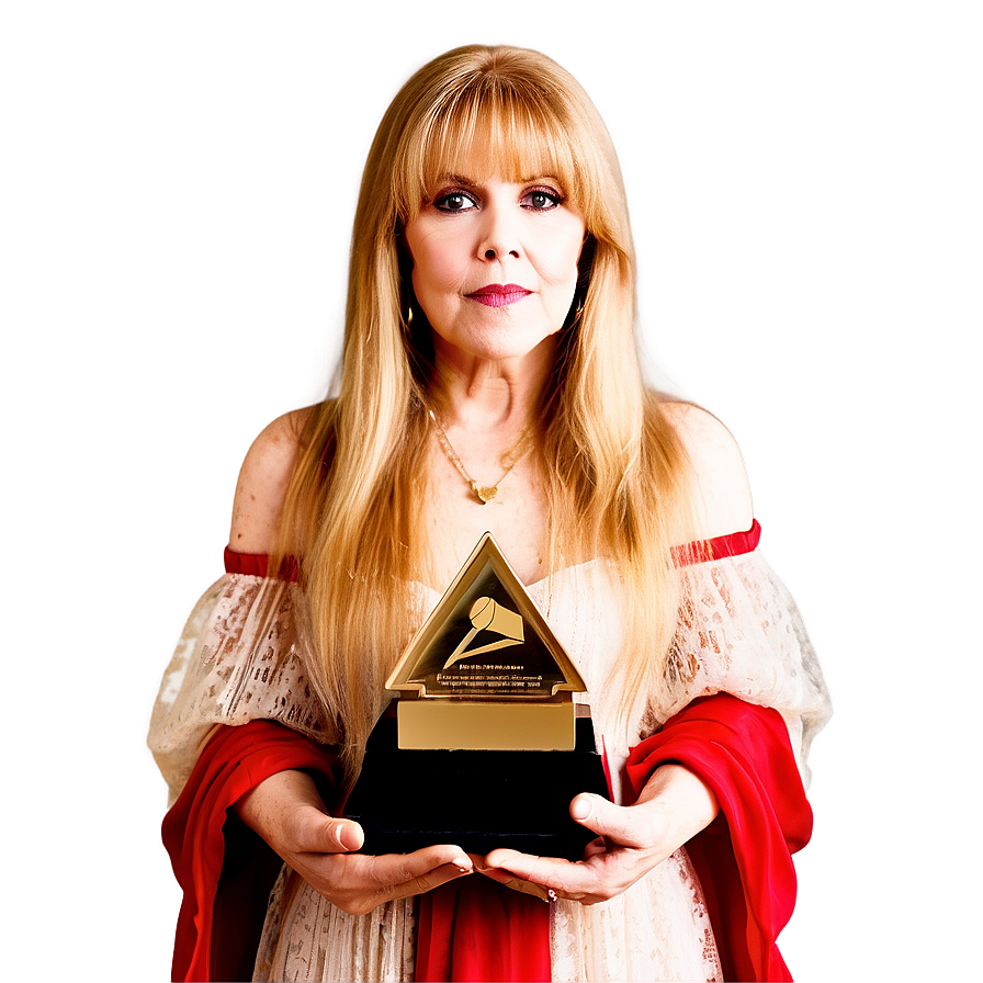 Stevie Nicks Holding Award Png 26 PNG Image