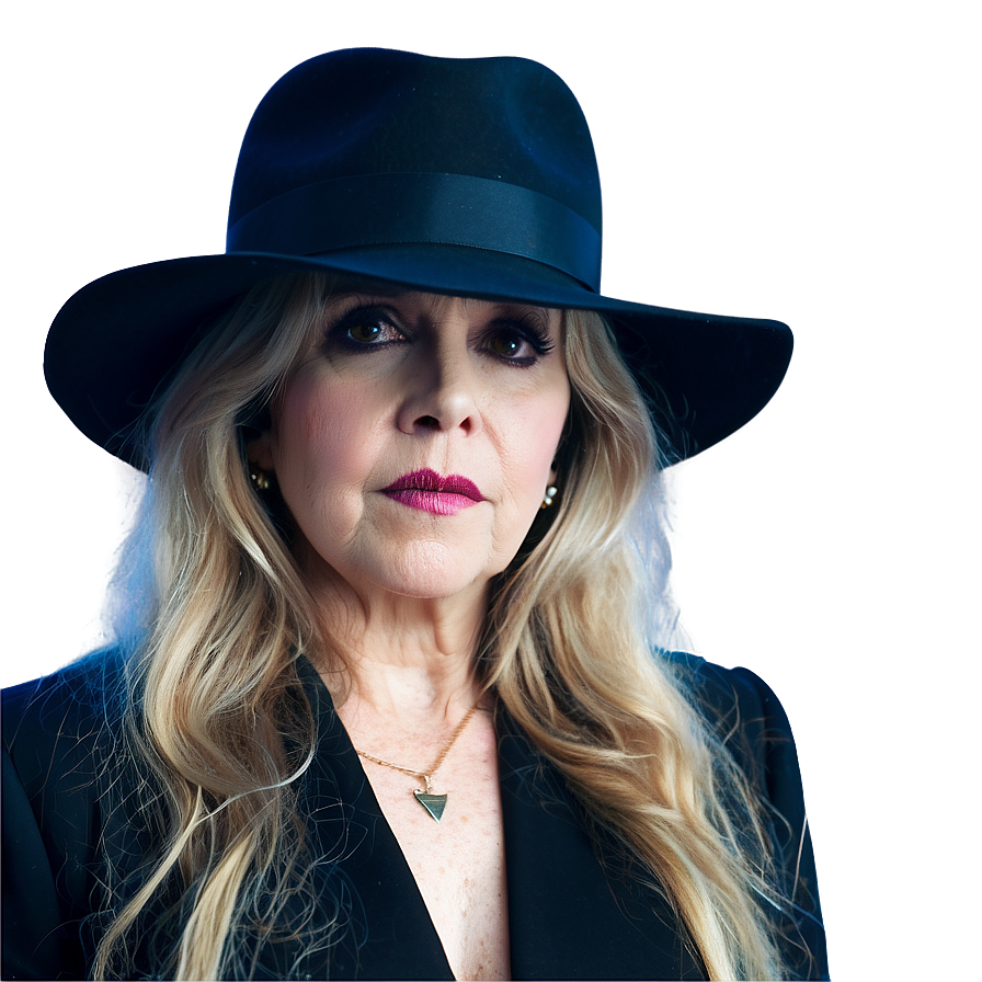 Stevie Nicks In Hat Png 62 PNG Image