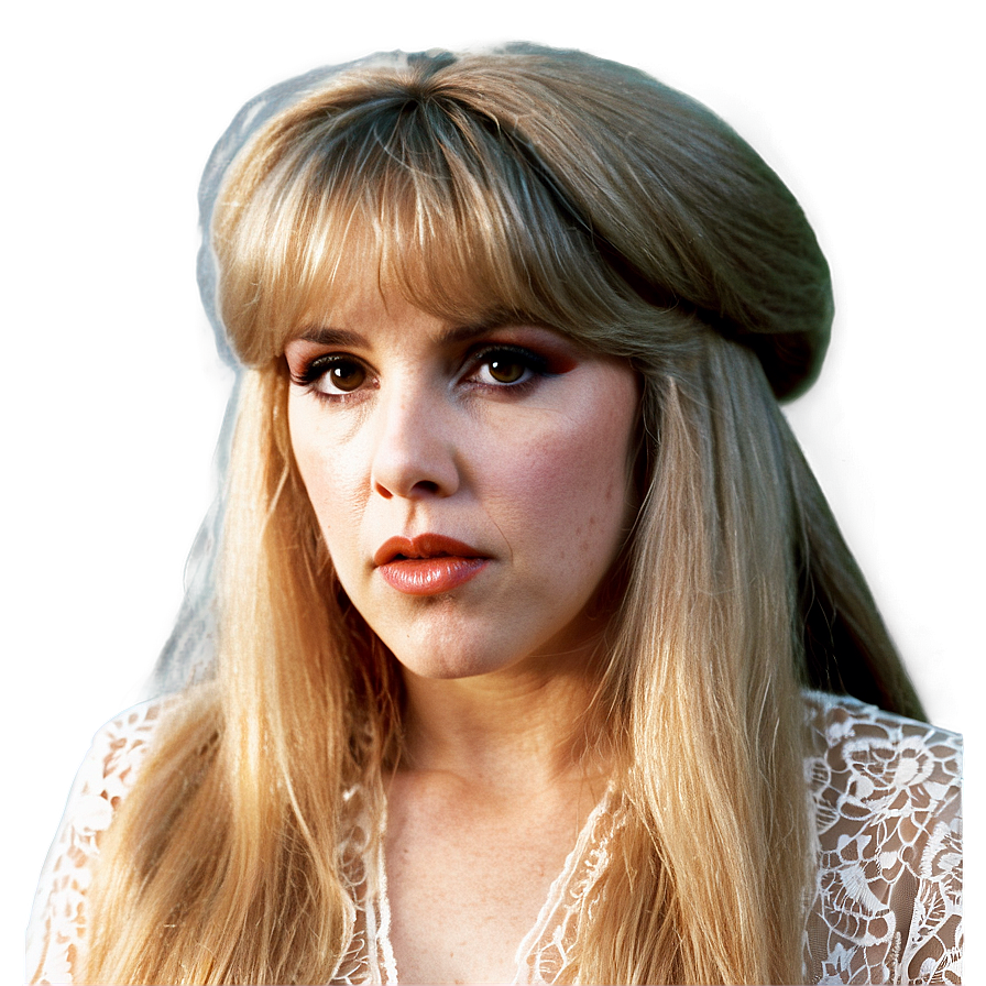 Stevie Nicks In Lace Png 06252024 PNG Image