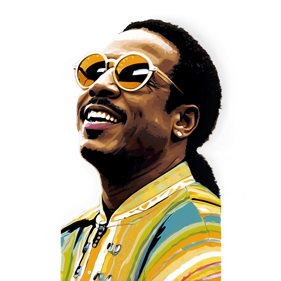 Stevie Wonder D PNG Image