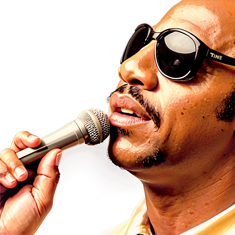 Stevie Wonder In Concert Png 06252024 PNG Image