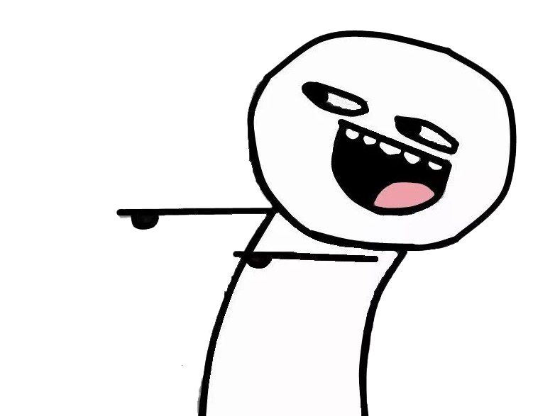 Stick Figure Laughing Meme.png PNG Image