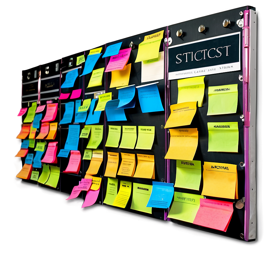 Sticky Note Wall Png Njr36 PNG Image