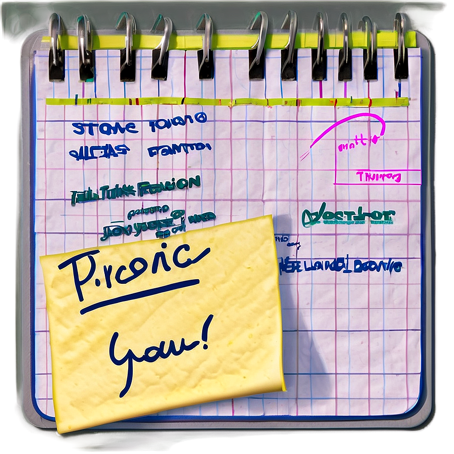 Sticky Note With Text Png 42 PNG Image